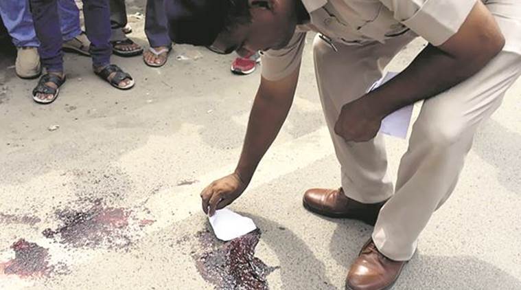 Gurgaon, Gurgaon man killed, Shakti Nagar resident killed, Gurgaon man shot to death, Delhi news, Indian Express