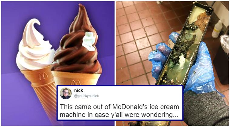 the ice cream machine