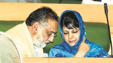mehbooba mufti, haseeb drabu, gst, jammu kashmir, indian express