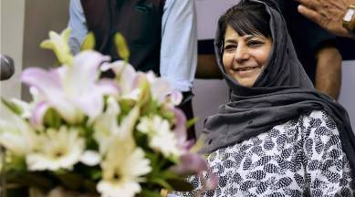 jammu kashmir, mehbooba mufti, panchayat elections, kashmir, kashmir polls, rajnath singh, india news, indian express