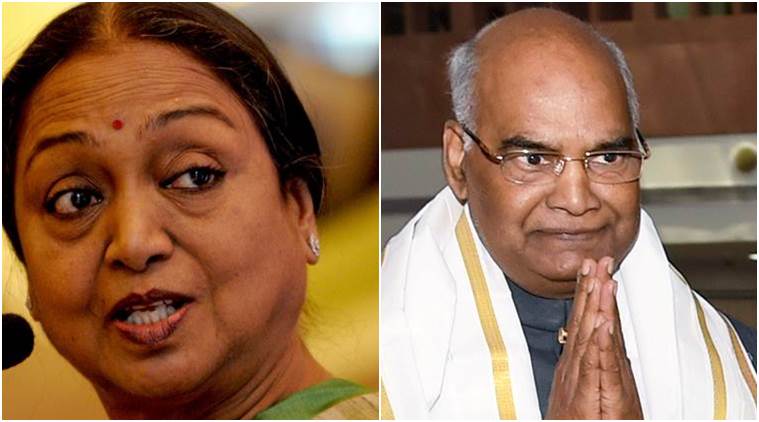 Presidential elections 2017, Ram Nath Kovind, Meira Kumar, Kovind President, Indian presidential election, Raisina Hills, india news, NDA, Opposition, Congress, indian express