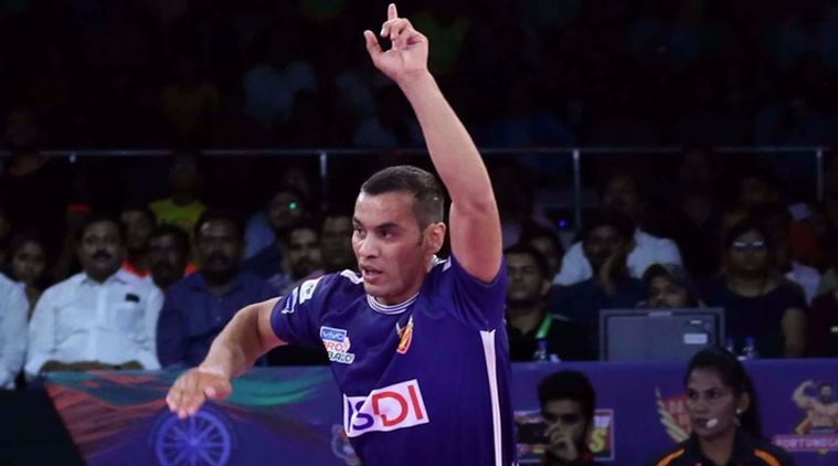 Meraj Sheykh, Dabang Delhi vs Jaipur Pink Panthers, JAI vs DEL, Pro Kabaddi season 5, PKL 2017, Kabaddi news, Indian Express