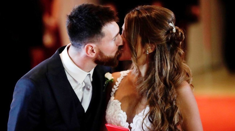 Lionel Messi, Messi marriage, Messi Antonella Roccuzzo wedding, Antonella Roccuzzo Lionel Messi wedding photos, Messi wedding photos, indian Express