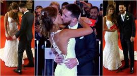 Lionel Messi, Messi marriage, Messi Antonella Roccuzzo wedding, Antonella Roccuzzo Lionel Messi wedding photos, Messi wedding photos, indian Express