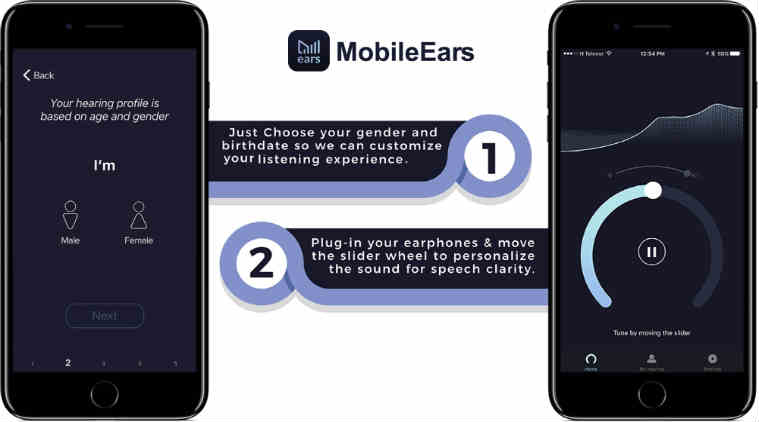 MobileEars, MobileEars mobile app, MobileEars hearing aid app, MobileEars app store