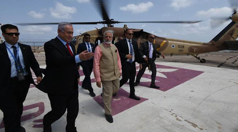 Narendra Modi, Modi in Israel, Haifa Cemetery, Modi Haifa