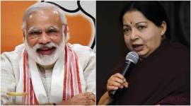 modi-jaya-759 Tamil Nadu BJP, AIADMK BJP, AIADMK factions, Modi Jayalalithaa, Jayalalithaa death, AIADMK Split, Indian express, India news, P Chidambaram