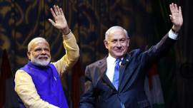 modi in israel, modi israel visit, narendra modi, benjamin netanyahu, reuven rivlin. israel, india israel relations, india isreal ties, india israel agreements, india israel history, latest news, india news, indian express news