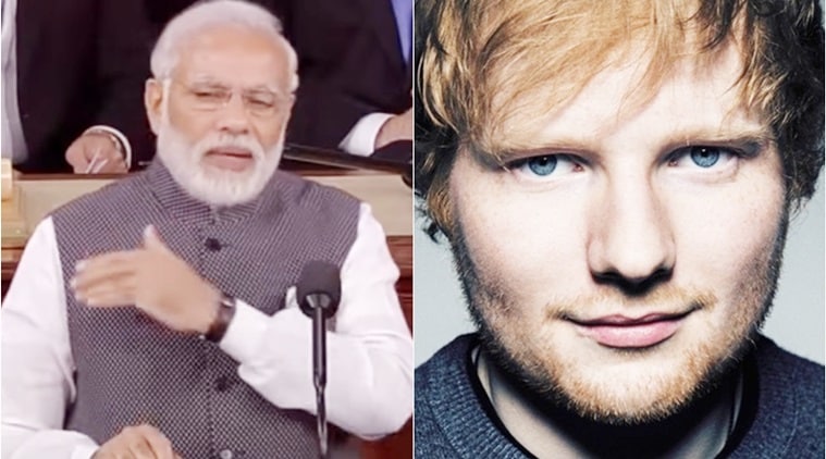 Watch Pm Narendra Modi Sings Ed Sheeran S Shape Of You In This Very Weird Mash Up Trending News The Indian Express