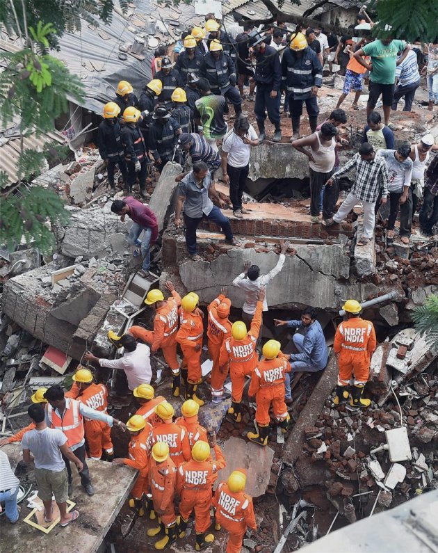 Mumbai: Residential building in Ghatkopar collapses, at least 8 killed ...