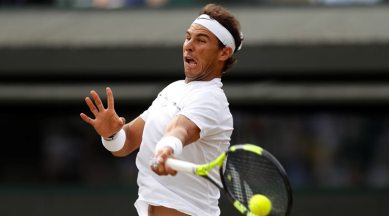 Wimbledon 2017: Rafael Nadal bumps his head in the hallway, watch video |  Sports News,The Indian Express