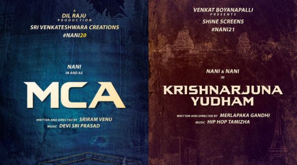 Nani image, nani film posters, MCA, Krishnarjuna Yudham