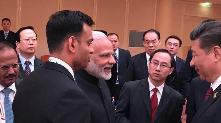 sikkim standoff, india-china standoff, india-china-bhutan, pm narendra modi, xi jinping, modi in hamburg, BRICS meeting, G20 summit, modi against terrorism, india news, indian express