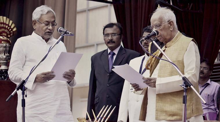 Nitish Kumar, Nitish Kumar Bihar CM, Narendra Modi, Nitish Kumar NDA, JDU NDA, BJP, Indian Express