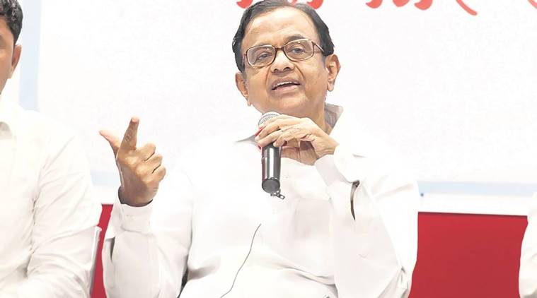 Chidambaram in Pune: Chaos in Valley to continue till BJP-PDP stay in power  | India News,The Indian Express