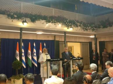 Narendra Modi, Benjamin Netanyahu, Modi israel visit, modi in israel, india news