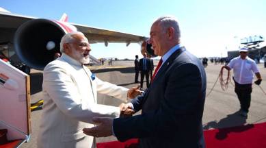 israel, india israel relations, narendra modi, modi in israel, india israel history, india news, indian express news