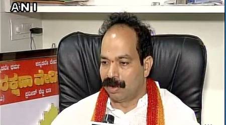 Pravin Shetty, Pro-Kannada Groups, anti-Hindi campaign