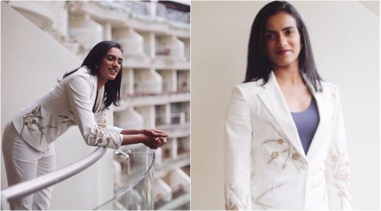 pv sindhu, pv sindhu fashion, pv sindhu fashion inspiration, pv sindhu fifa u-17 world cup, pv sindhu pantsuit, pv sindhu pantsuit fashion, indian express, indian express news