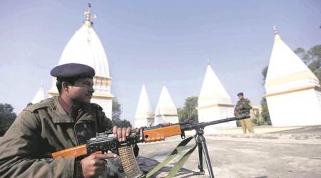Raghunath temple, Raghunath temple attack, kashmir Raghunath temple, india news, indian express news