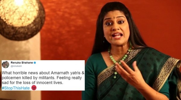renuka shahane, amarnath attack, amarnath terrorist attack, amarnath terror attack, amarnath terror attack renuka shahane, amarnath terror attack renuka shahane facebook twitter, indian express, indian express news