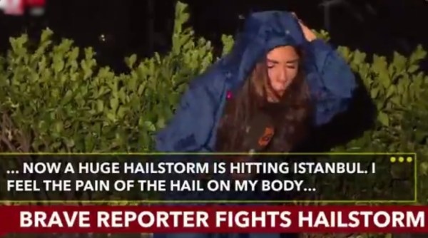 journalist videos, journalist reporting live videos, hail in Istanbul, hail storm at Istanbul, indian express, indian express news