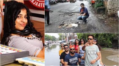 RJ Malishka, bmc, RJ Malishka viral song, RJ Malishka bmc spoof video, jose covac o pothole video, rj raunac boat video, viral videos, mumbai n ews, indian express