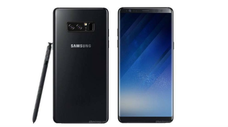 samsung note 8 display rate