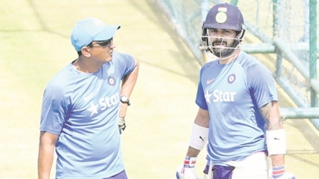 Ravi Shastri, R Sridhar, Bharat Arun, Sanjay Bangar, Virat Kohli, Indian cricket team, sports gallery, cricket gallery, Indian Express