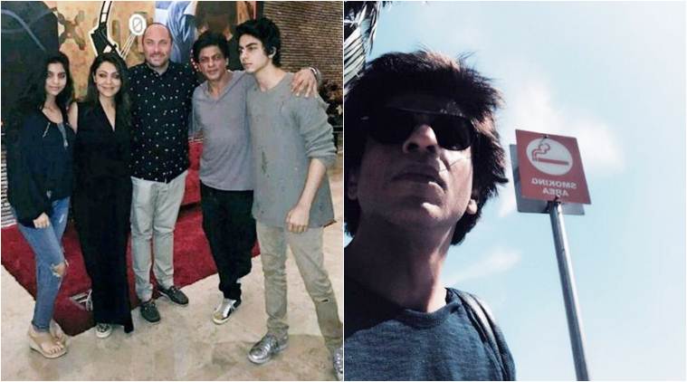 shah rukh khan, shah rukh khan family photo, shah rukh los angeles