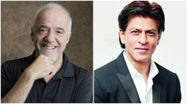 shah rukh paulo 759 shah rukh khan, paulo coelho, shah rukh paulo, shah rukh paulo pics, shah rukh paulo pictures