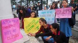 Demanding justice for rape victim Shimla rape murder, Shimla rape, Shimla protests, Shimla rape probe