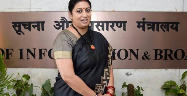 Smriti Irani, Smriti Irani new portfolio, Smriti Irani images, Smriti Irani Information and Broadcasting Ministry