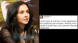 suchitra krishnamoorthi azaan, sonu nigam azaan, suchitra krishnamoorthi loudspeakers azaan uncivilised, azaan on loudspeakers, indian express, indian express news