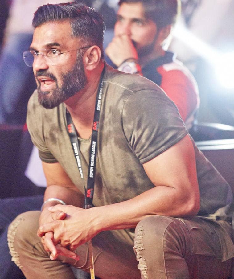 suniel shetty, suniel shetty kids, ahan shetty, athiya shetty, suniel shetty on nepotism, suniel shetty television show, suniel shetty films, A gentleman, suniel shetty super boxing league, suniel shetty films, suniel shetty businessman