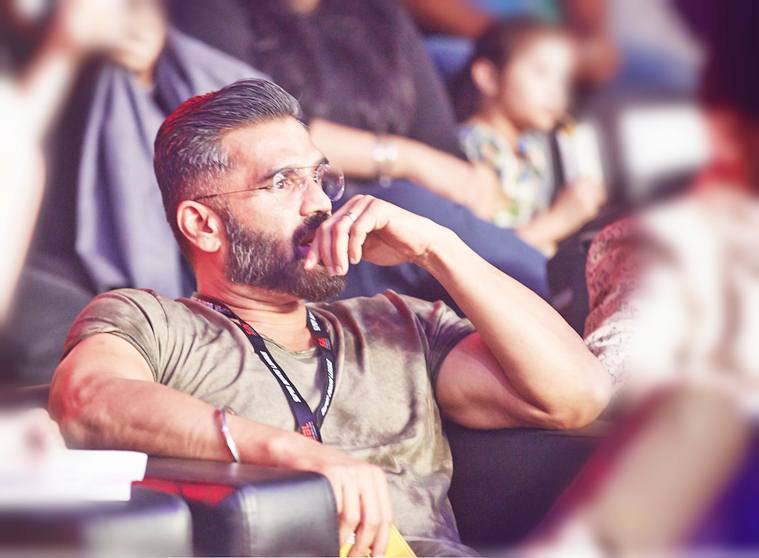 suniel shetty, suniel shetty kids, ahan shetty, athiya shetty, suniel shetty on nepotism, suniel shetty television show, suniel shetty films, A gentleman, suniel shetty super boxing league, suniel shetty films, suniel shetty businessman