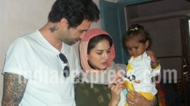 sunny leone, sunny leone daughter pics, sunny leone adopts daughter, sunny leone daughter photos, sunny leone daughter first pics, sunny daughter pics, sunny daughter photos