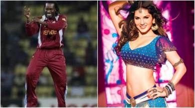 Chris Gayle Sunny Leone Xxx Video - Sunny Leone impresses Chris Gayle with her moves in Laila Main Laila from  Raees, watch video | Bollywood News - The Indian Express