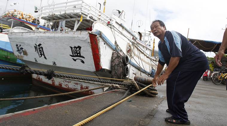 taiwan, typhoon, taiwan weather, taiwan typhoon, world news, indian express news