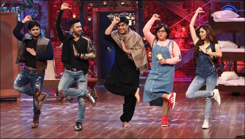 the drama company, krushna abhishek, gauhar khan, terence lewis, mithun chakraborty, the drama company pics