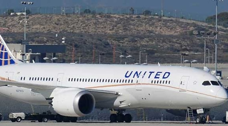 Plane landing at Newark airport blows tires, skids on runway