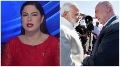 Veena Malik, Narendra Modi Israel trip, Veena Malik pm modi, modi, veena malik video, veena malik news anchor