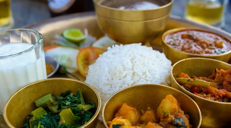 Why Is Vegetarianism In India Linked To Purity The Indian Express   Veg Thali 