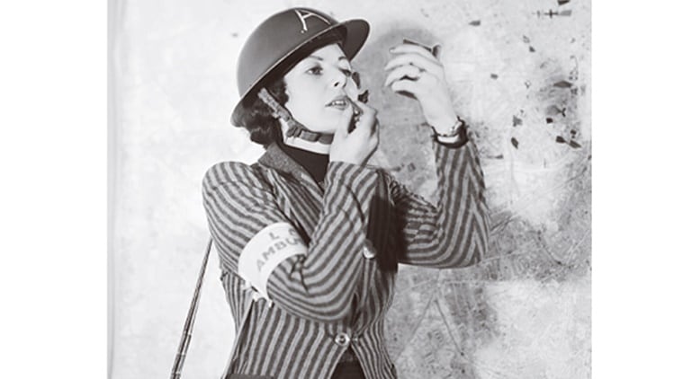 lipstick during world war, england, patriotism, lipstick
