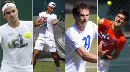 Roger Federer, Novak Djokovic, Rafael Nadal, Andy Murray