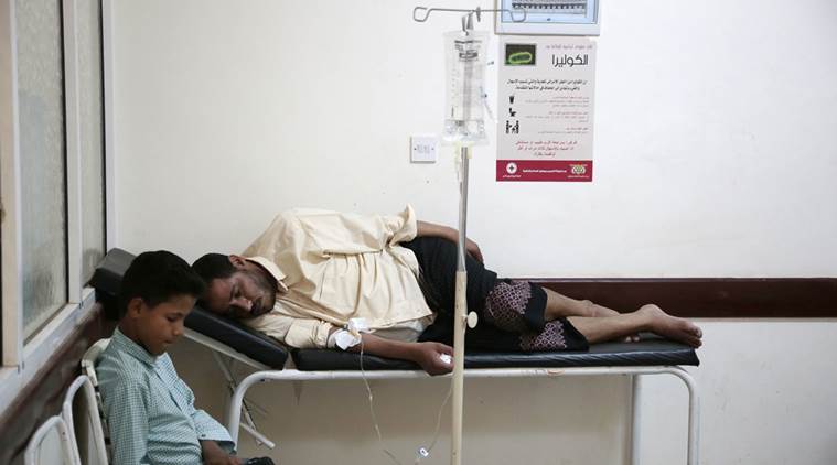 yemen cholera, yemen war, yemen, yemen conflict, yemen news, world news, indian express news