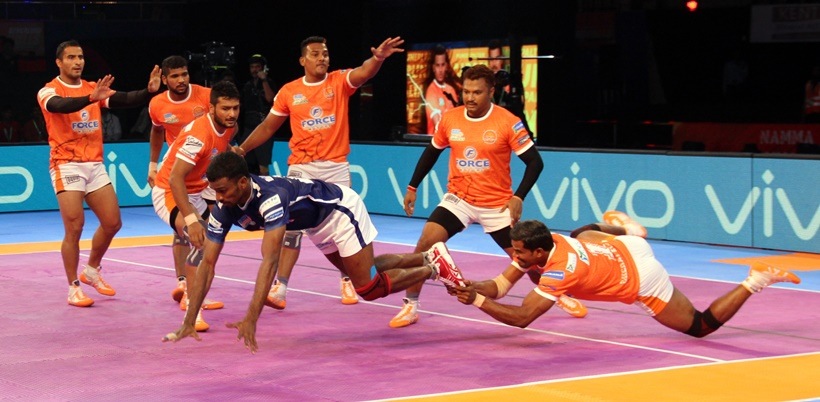 Pro Kabaddi season 5, PKL 5, Bengaluru Bulls, Puneri Paltan, Dabang Delhi, Tamil Thalaivas, sports gallery, Indian Express