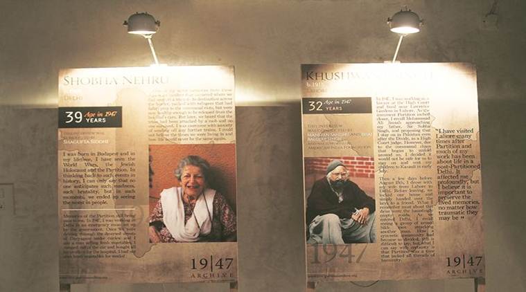 1947 Partition Archive, Guneeta Singh Bhalla, Memory Through the Ages Bikaner House, Unheard Stories India International Center, Events in Delhi, Partition exhibition Bikaner House, Partition stories, Women During the Partition India Habitat Center, Art and Culture News, Indian Express News