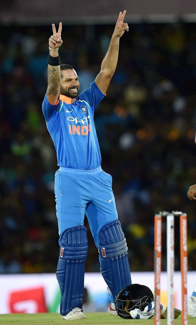 India vs Sri Lanka, Shikhar Dhawan, Virat Kohli, Axar Patel, sports gallery, cricket, Indian Express