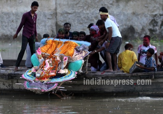 Ganesh Chaturthi, Idol Immersion, Ganpati visharjan, Ganesh Chaturthi celebration, Ganesh Chaturthi News, Indian express, Indian express news